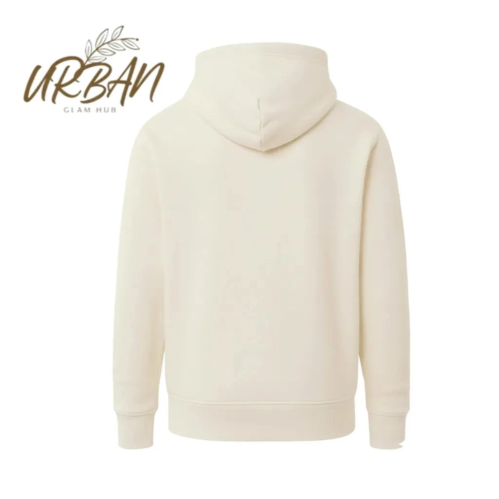 Women’s Classic Cream Pullover Hoodie – Comfortable & Stylish