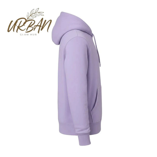 Women’s Classic Light Purple Pullover Hoodie – Comfortable & Stylish