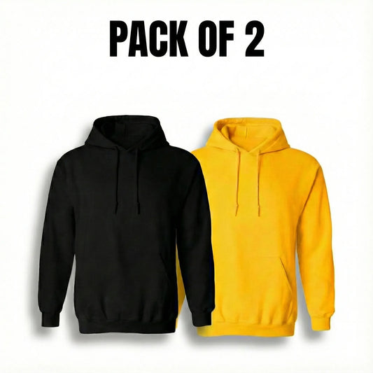 Women’s Pack of 2 Premium Hoodies – Soft, Warm & Everyday Comfort