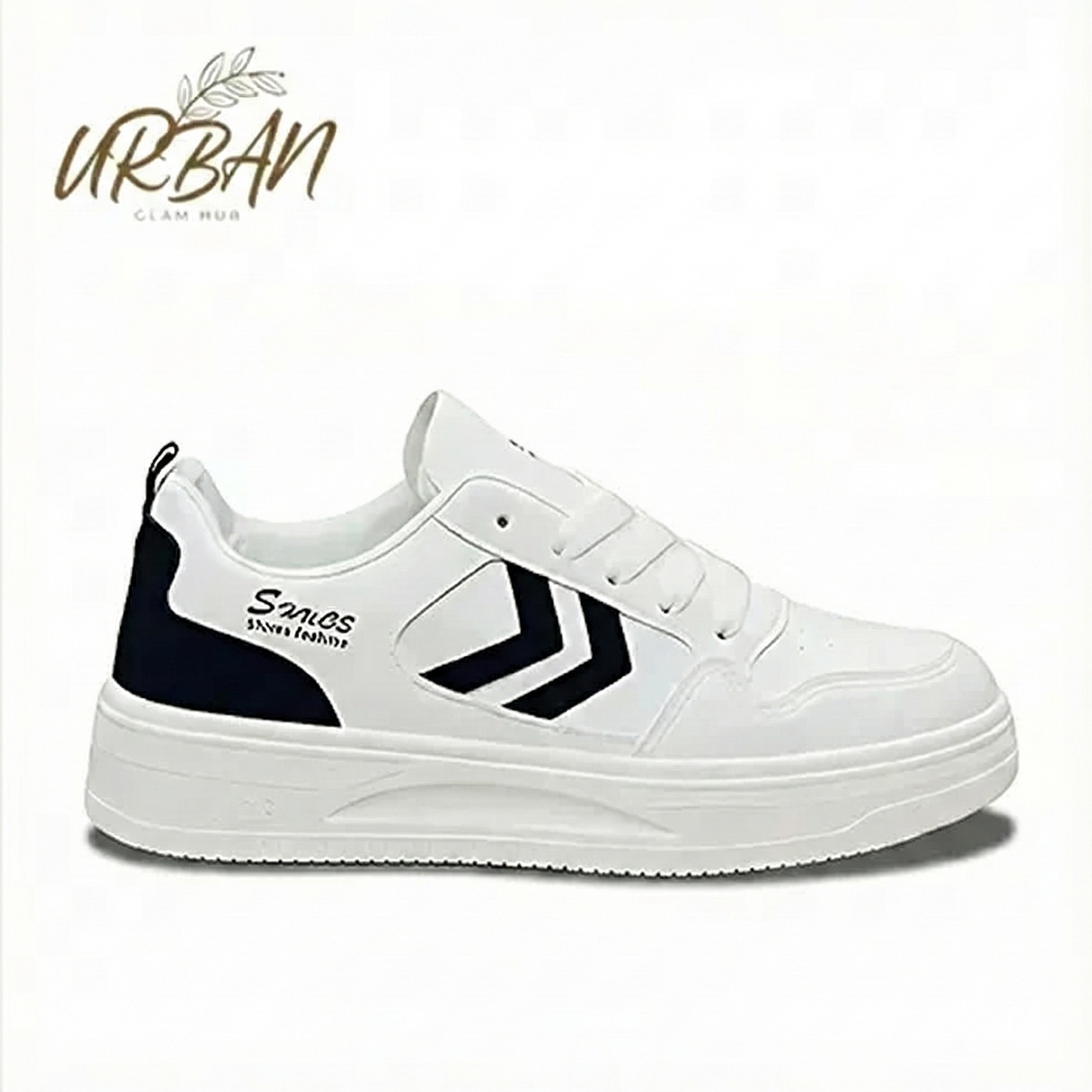 Classic White Sport Sneakers – Comfortable & Stylish Casual Shoes