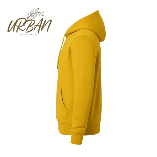 Women’s Classic Yellow Pullover Hoodie – Comfortable & Stylish