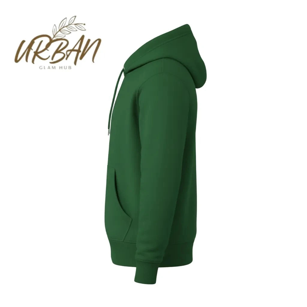 Women’s Classic Green Pullover Hoodie – Comfortable & Stylish