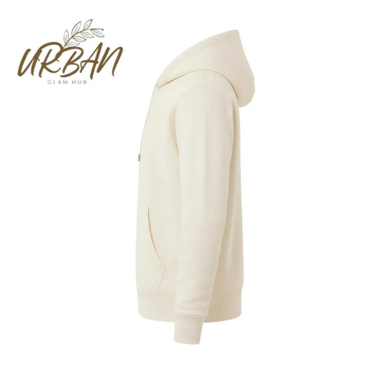 Women’s Classic Cream Pullover Hoodie – Comfortable & Stylish